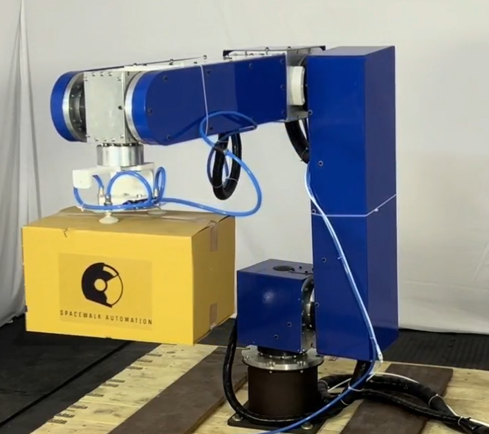 Kepler robot performing pick and place automation